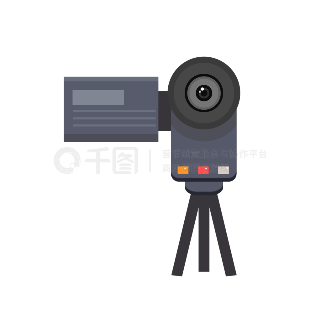 捕捉精彩瞬間 手繪卡通攝像機(jī)插畫與專業(yè)攝像制作服務(wù)